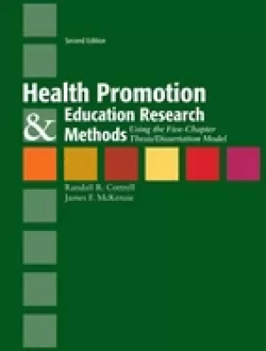 Image of health promotion and education research methods using the five chapter thes