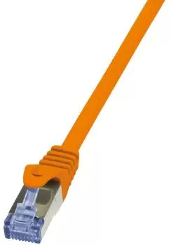 Image of LogiLink Cat6a S/FTP, 5m networking cable Orange S/FTP (S-STP)