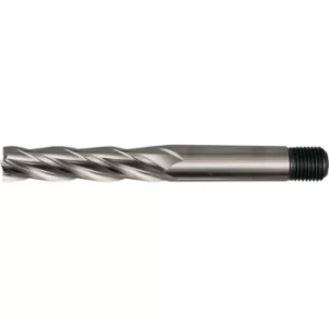 image of 1"X1" HSS Threaded Shank Multi Flute Long Series End Mills