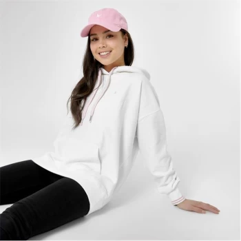 Jack Wills Lightly Logo Boyfriend Hoodie - White