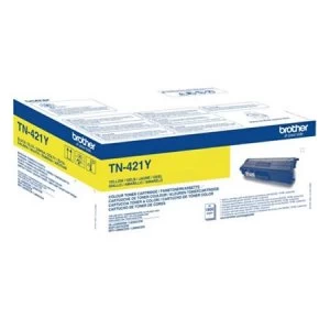 Image of Brother TN421 Yellow Laser Toner Ink Cartridge