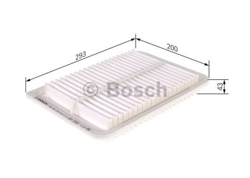 Image of Bosch F 026 400 218 Air filter Filter Insert Air Filter (8)