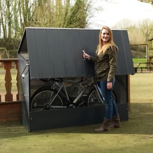 image of Trimetals Protect-a-cycle Metal Shed - Anthracite