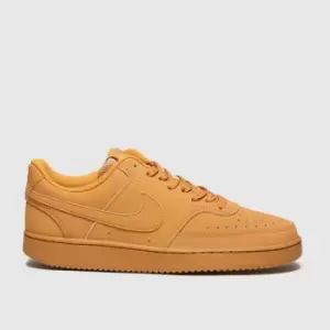 Image of Nike Tan Court Vision Low Trainers