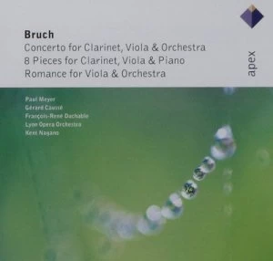 Image of WORKS FOR CLARINET AND VIOLA by Max Bruch CD Album