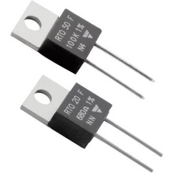 Image of High power resistor 4.7 Axial lead TO 220 20 W 1 Vishay RTO 20 F