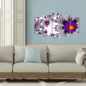 Image of 5MX-67 Multicolor Decorative MDF Painting (5 Pieces)