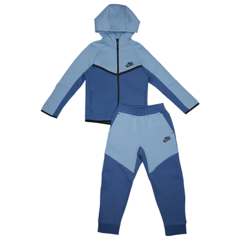 Image of Nike Tech Unisex Tracksuits - Blue - Size 2 - 3 Years