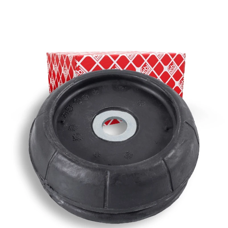 Image of FEBI BILSTEIN 05155 Top strut mount Front Axle, without bearing Elastomer Suspension Strut Support Bearing (1180)