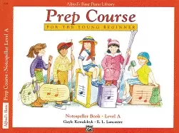 Image of alfreds basic piano prep course notespeller book level