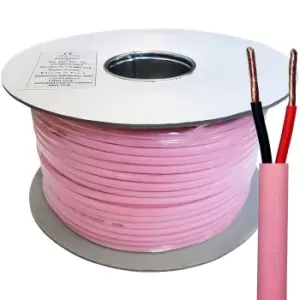 image of 100m Low Smoke Speaker Cable - 16 AWG 1.5mm 6A - CCA LSZH 100V Double Insulated