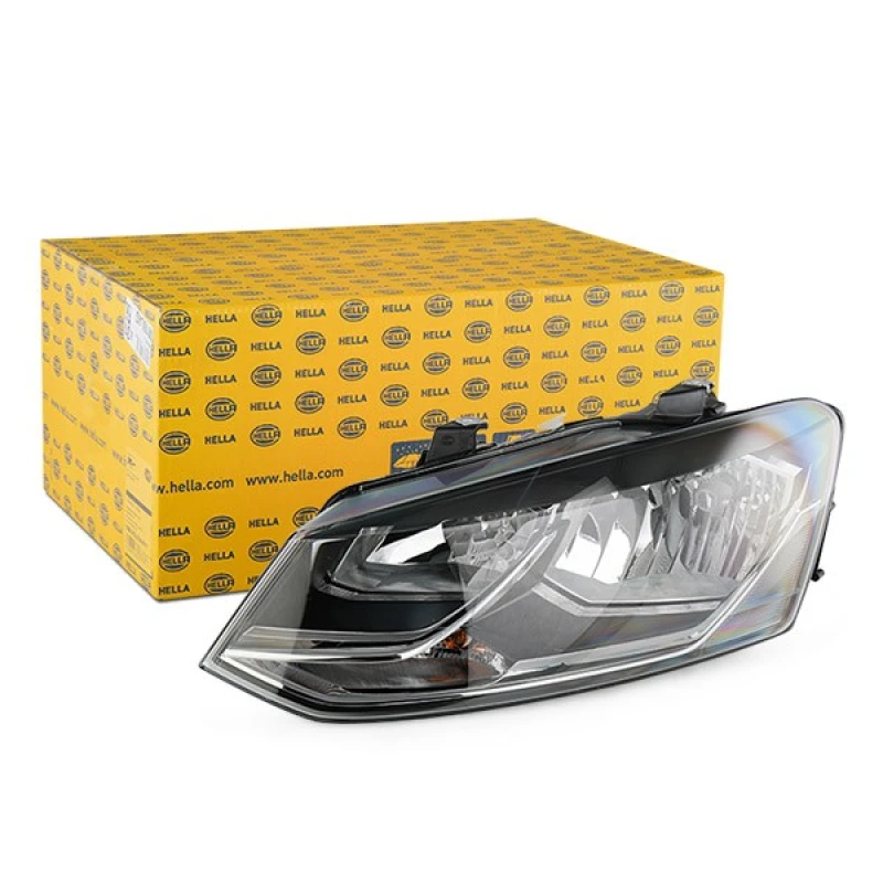 Image of HELLA 1EB 012 034-011 Headlights W5W, Left, with bulbs, Halogen Headlight (259)