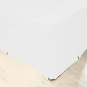 Image of Belledorm 200 Thread Count Fitted Sheet White Single