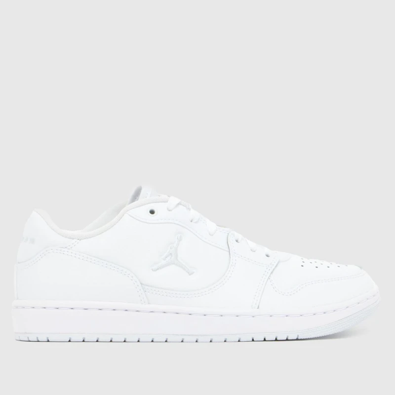 Image of Nike Jordan Court Connect Low Trainers in White White UK 8 (EU 42½)