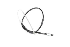 Image of RIDEX Brake Cable 124C0186 Hand Brake Cable,Parking Brake Cable VW,TRANSPORTER III Bus,TRANSPORTER III Pritsche/Fahrgestell,TRANSPORTER II Kasten