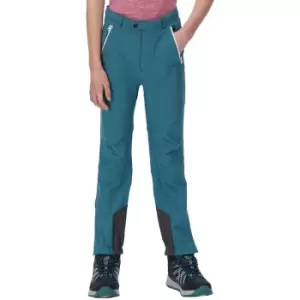 Image of Regatta Boys Tech Mountain Isoflex Durable Walking Trousers 11-12 Years - Waist 65-67cm