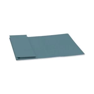 Image of Guildhall Foolscap 315gm2 35mm Spine Full Flap Pocket Wallet Blue Pack of 50