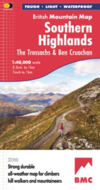 Image of Southern Highlands : The Trossachs and Ben Cruachan Sheet map, folded