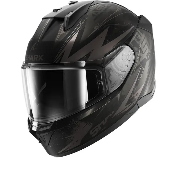 Image of Shark D-Skwal 3 Blast-R Mat Black Anthracite Anthracite KAA Full Face Helmet L