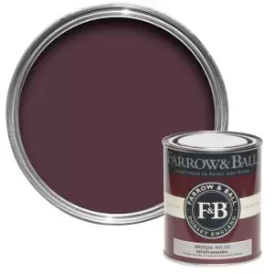Image of Farrow & Ball Estate Eggshell Paint Brinjal - 750ml