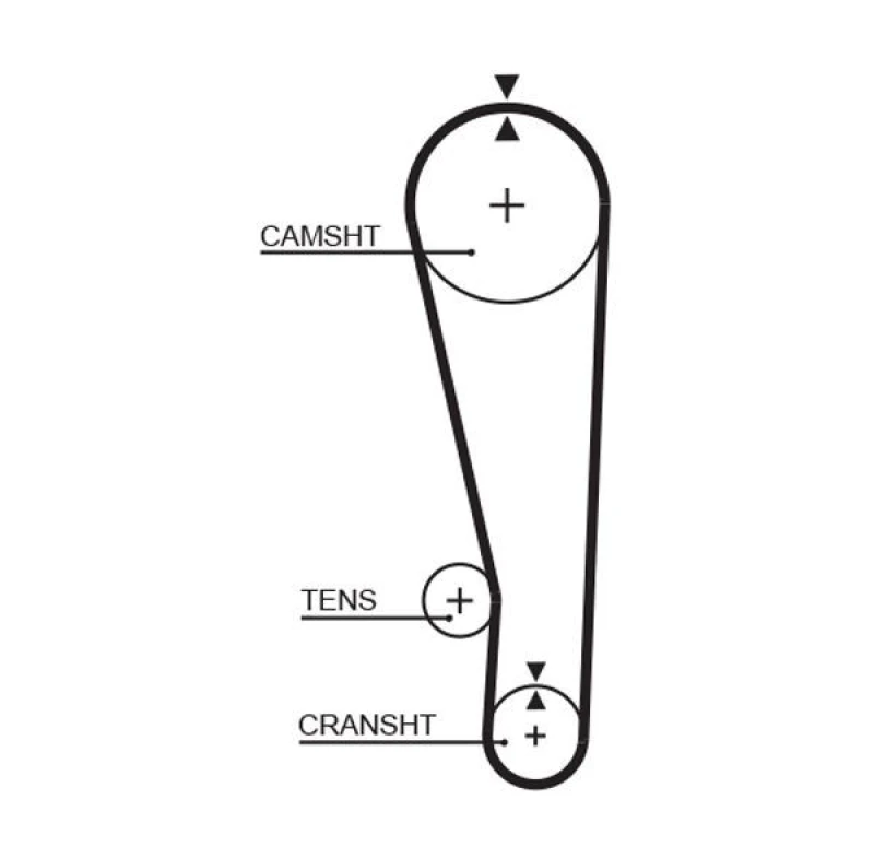 Image of GATES Timing Belt GATES 5268