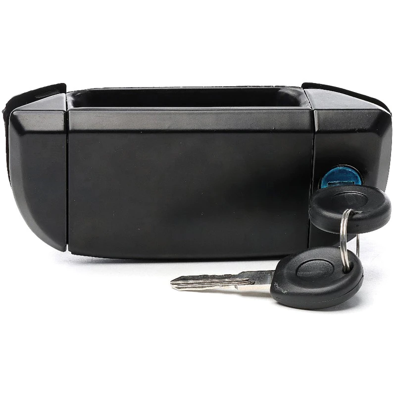 Image of METZGER 2310501 Door Handle Right Front, black, with key Door Handle (1373)
