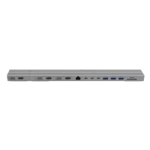 Image of Targus HyperDrive 4K 2 x USB 3.2 Gen 2 (3.1 Gen 2) Type-C Silver