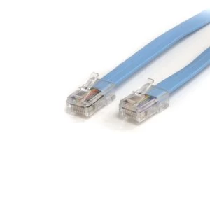 image of 6 ft Cisco Console Rollover Cable RJ45 Ethernet Male to Male