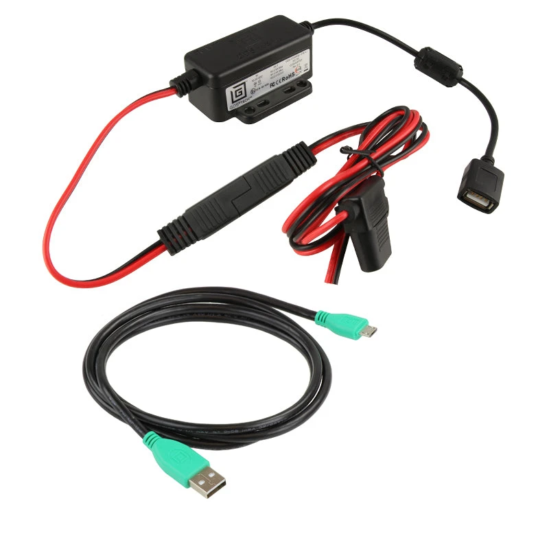 Image of RAM Mounts RAM-GDS-CHARGE-MUSB-V7B1U mobile device charger Black. Red.