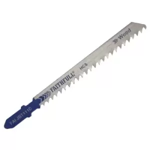 Image of Faithfull FAIJBT111C Wood Jigsaw Blades Pack of 5 T111C