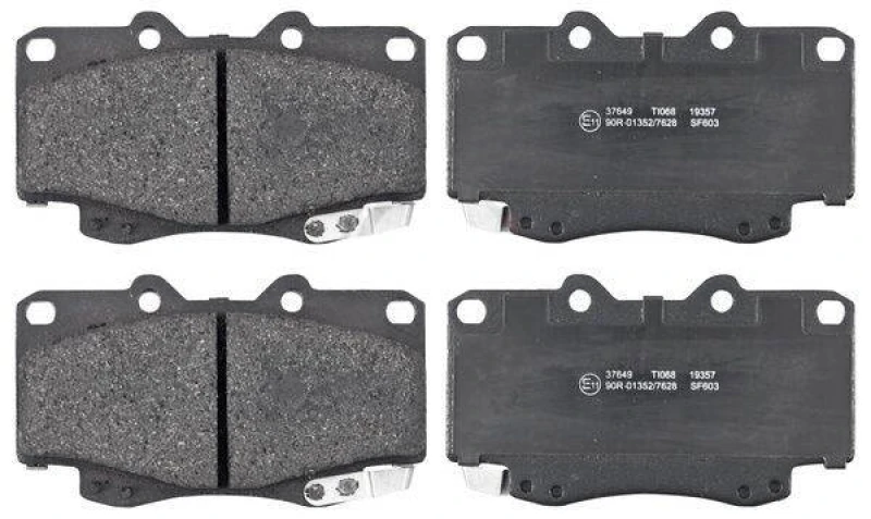 Image of A.B.S. 37649 Brake pad set with acoustic wear warning Brake Pad Set,disc brake (402)