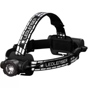 image of LED Lenser H7R Signature Rechargeable LED Head Torch Black / White