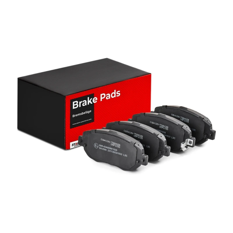Image of STARK SKBP-0010351 Brake pad set Front Axle, with acoustic wear warning, with accessories Brake Pad Set,disc brake (402)
