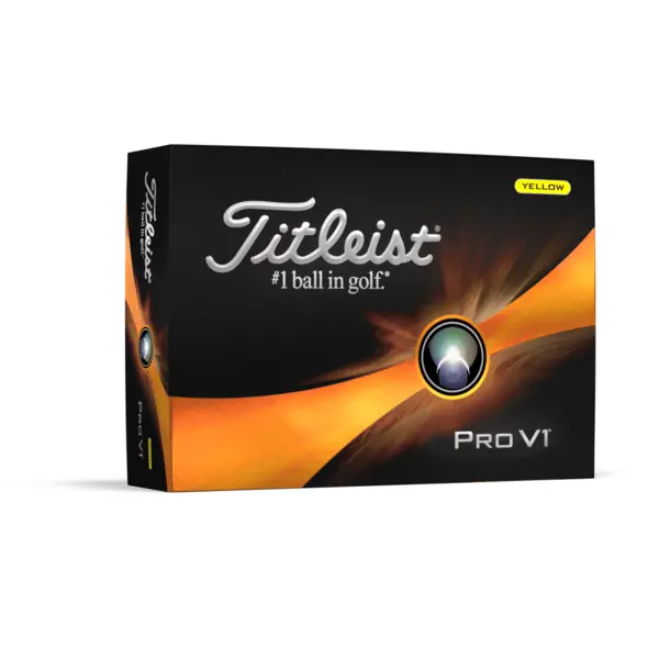 Image of Titleist 2023 Pro V1 Yellow Golf Balls (Doz)