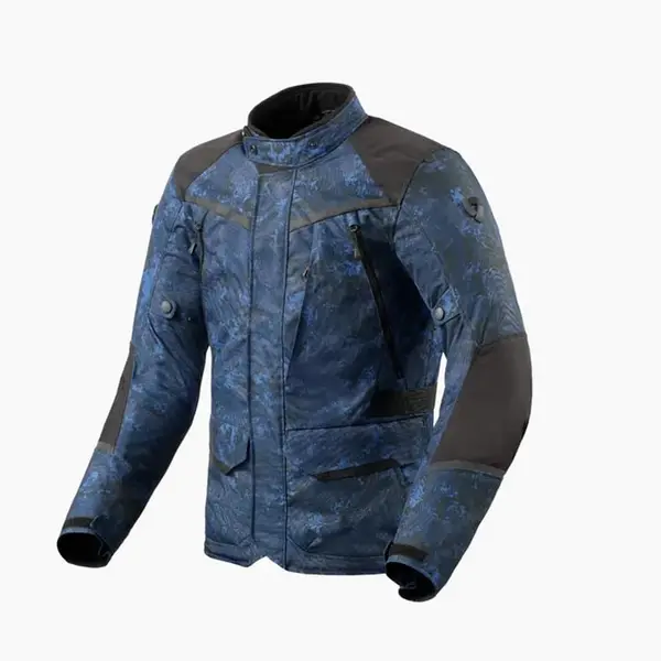 Image of REV'IT! Voltiac 3 H2O Jacket Camo Blue Size 4XL