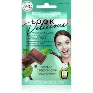 Image of Eveline Cosmetics Look Delicious Mint & Chocolate moisturising and smoothing mask with chocolate 10 ml