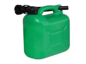 image of Silverline 847074 Plastic Fuel Jerry Can 5Ltr Green