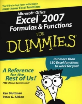 Image of Microsoft Office Excel 2007 Formulas and Functions for Dummies by Ken Bluttman Paperback