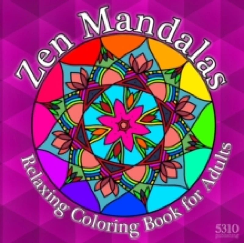 Image of Zen Mandalas : Relaxing Coloring Book for Adults with Famous Quotes Paperback / softback