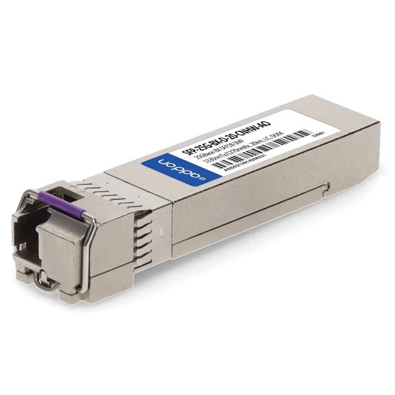 Image of AddOn Networks SFP-25G-BX-D-20-CNHW-AO network transceiver module Fibe