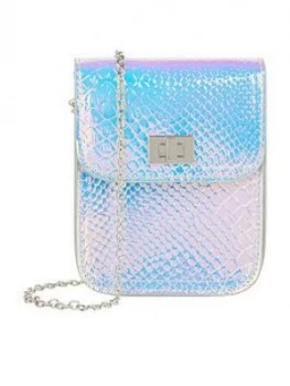 Monsoon Girls Sylvie Hollogram Bumbag - Silver