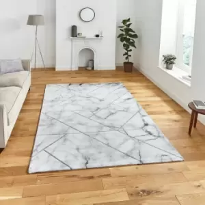 Image of Craft 23299 Ivory Silver 120cm x 170cm Rectangle