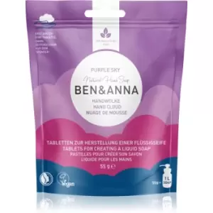 Image of BEN&ANNA Natural Hand Soap liquid hand soap in pills Purple Sky 55 g
