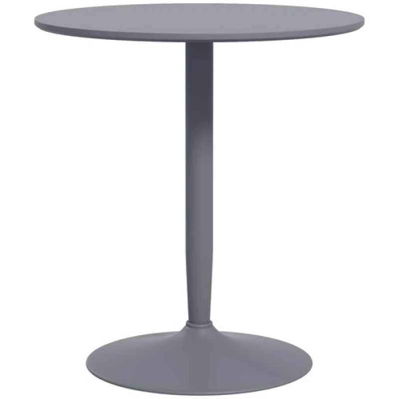 Image of HOMCOM Round Dining Table - Non-slip Pad for Living Room Light Brown - Brown TJ Hughes 5056725572006