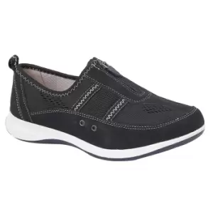 Image of Boulevard Womens/Ladies Suede/Textile Shoes (9 UK) (Navy)