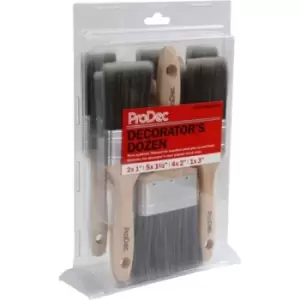 Image of ProDec 12Pc Prodec Painters Dozen Brush Set- you get 10