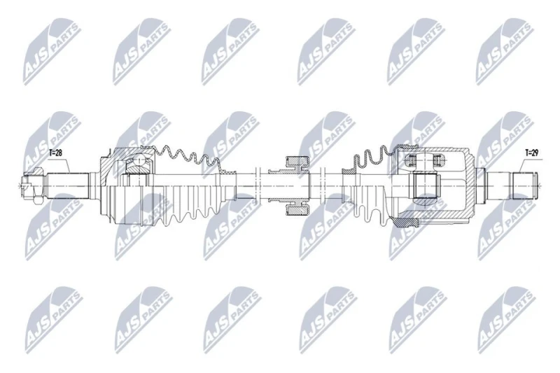 Image of NTY Drive shaft NTY NPW-HD-104