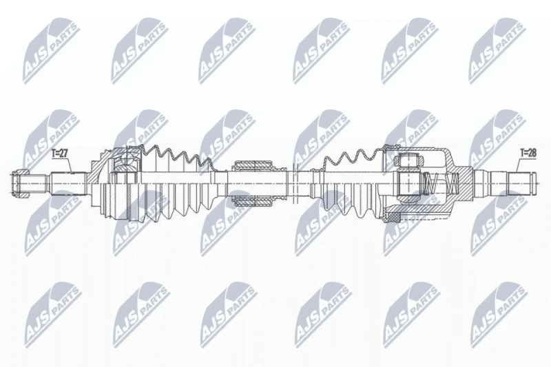 Image of NTY Drive shaft NTY NPW-RE-182
