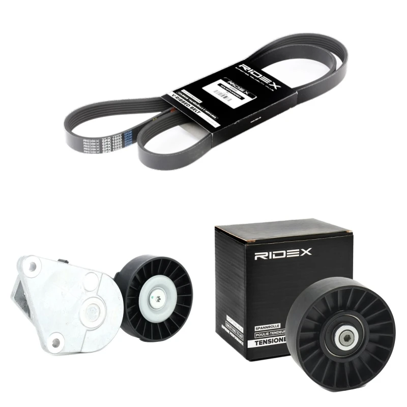 Image of RIDEX 542R0348 V-ribbed belt set V-Ribbed Belt Set (542)