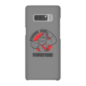 image of Nintendo Donkey Kong Strong Like Donkey Kong Phone Case - Samsung Note 8 - Snap Case - Gloss